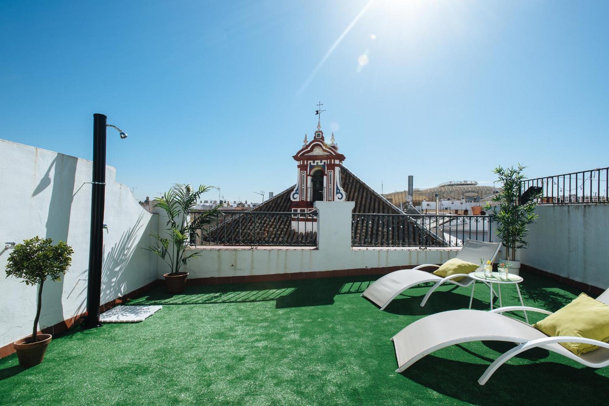 Appartamento Hostly Orfila 3A-3B Exclusive Penthouse-Center-Fibre-Parking Optional Siviglia Esterno foto