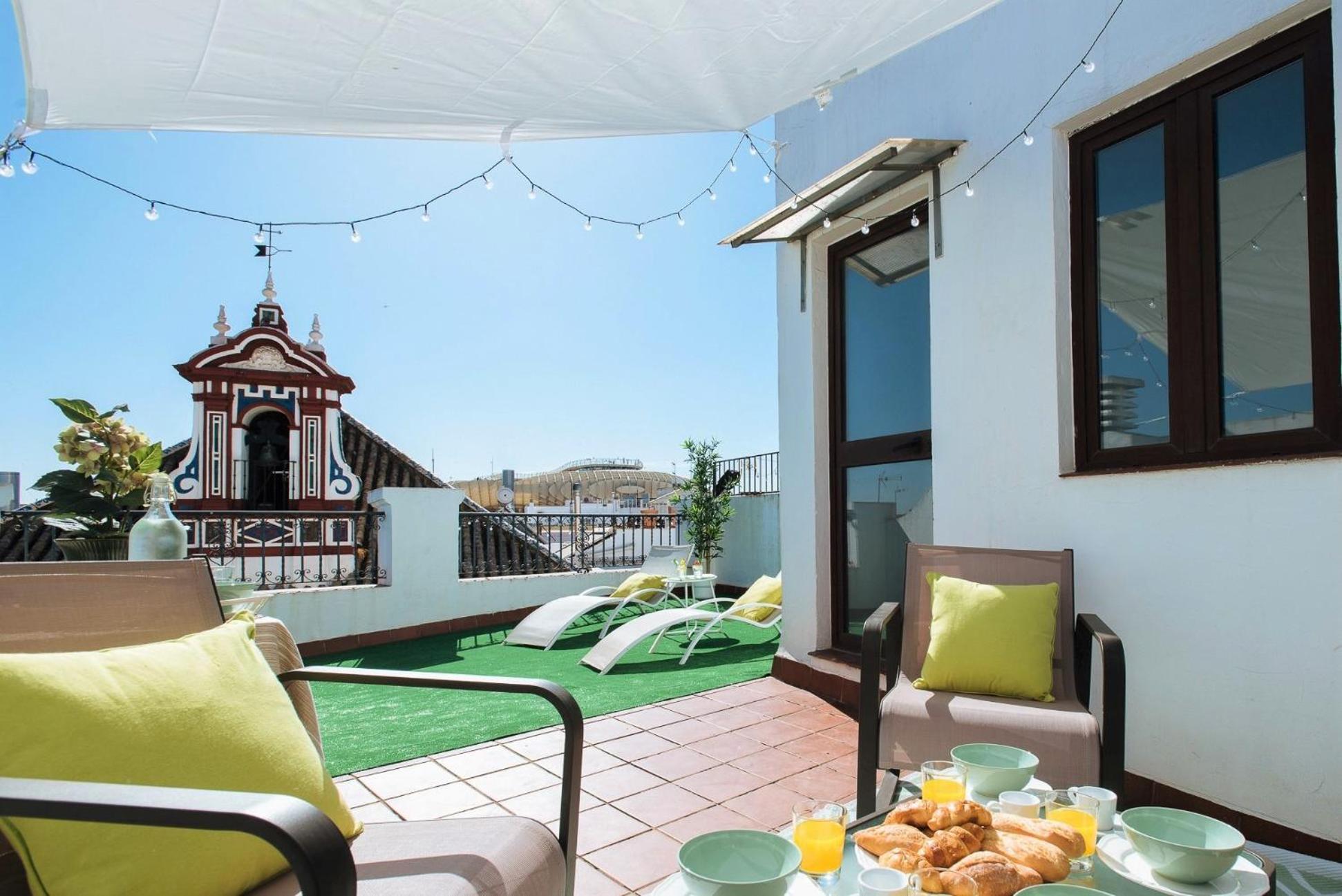 Appartamento Hostly Orfila 3A-3B Exclusive Penthouse-Center-Fibre-Parking Optional Siviglia Esterno foto